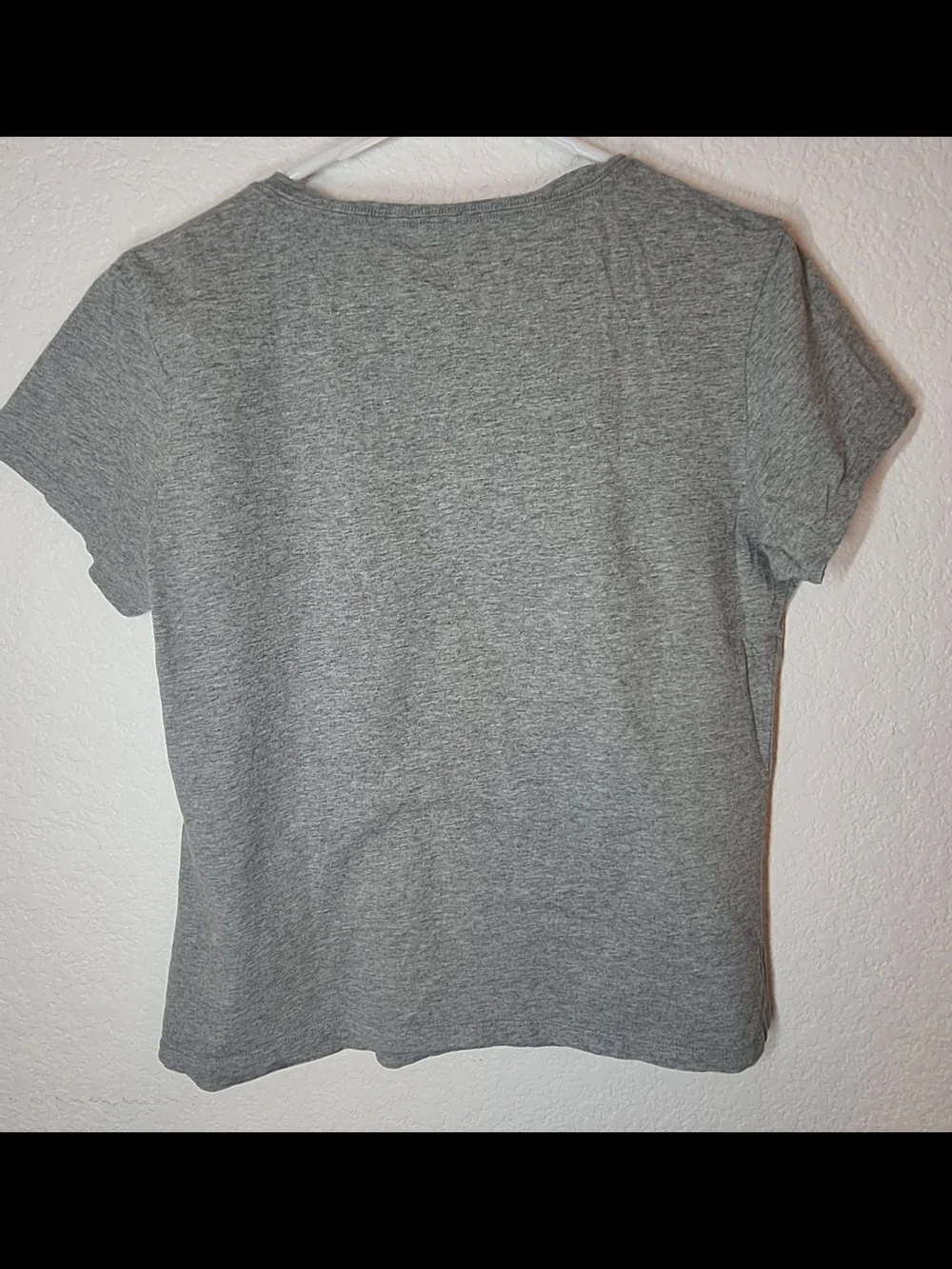 Converse Metallic Star Logo Tee - Gray and Gold Slim Fit XL